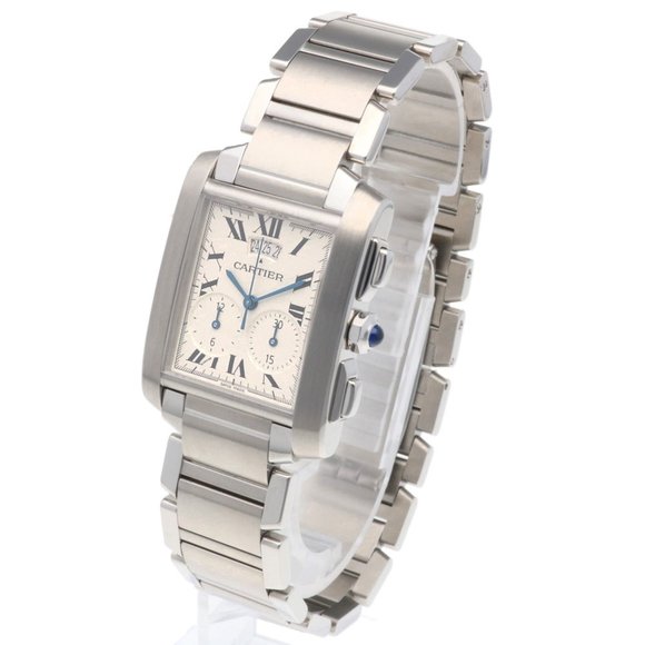 Cartier Tank Francaise Watch, Stainless Steel 2653 Quartz Men's CARTIER - Picture 3 of 10